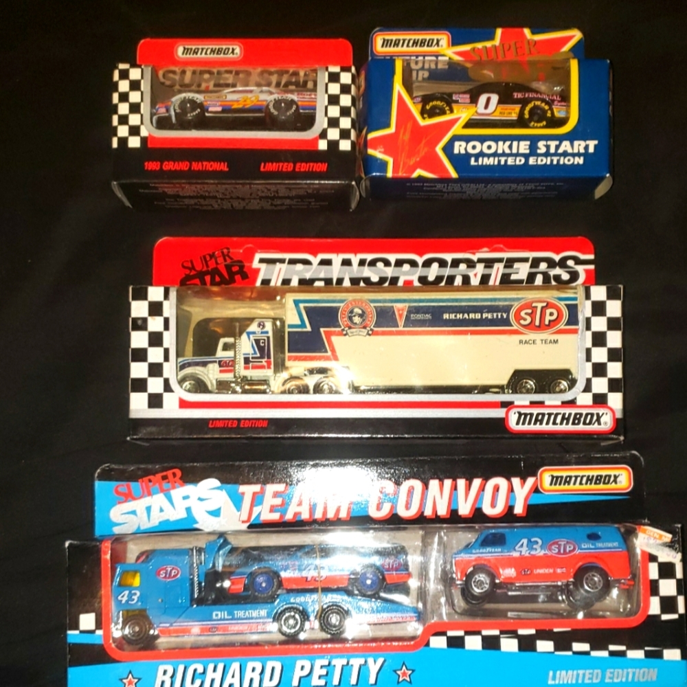 Vintage 90s matchbox nascar  lot